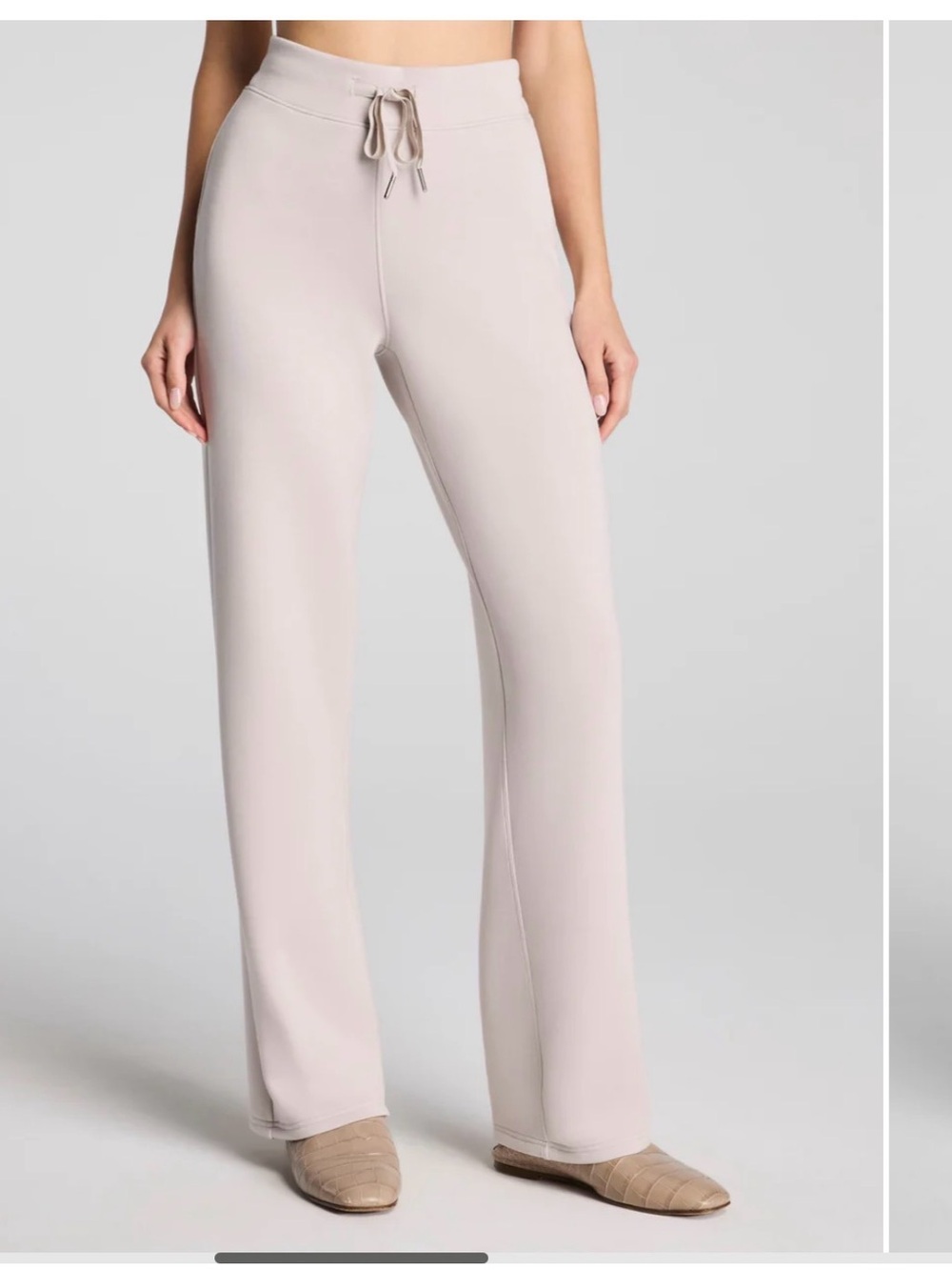 SPANX Air-Essentials Straight Leg Pants in Light Taupe